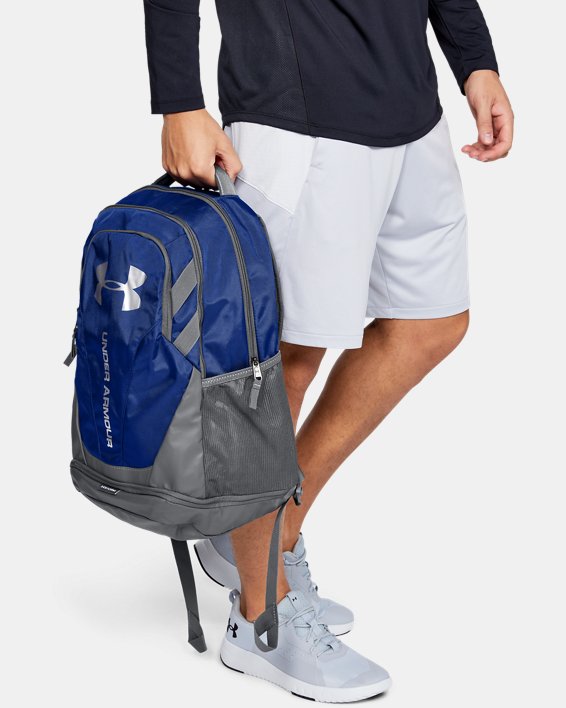 Men's UA Hustle 3.0 Backpack, Blue, pdpMainDesktop image number 5
